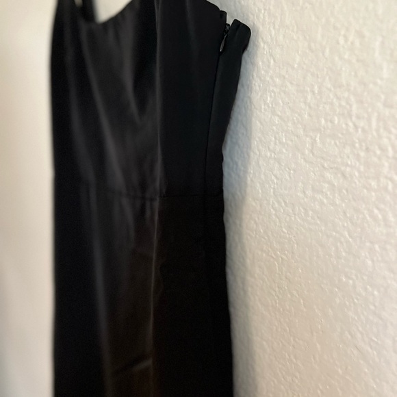 NWOT You're a Gift Black Satin Bow Back Mermaid Maxi Dress - Picture 7 of 8